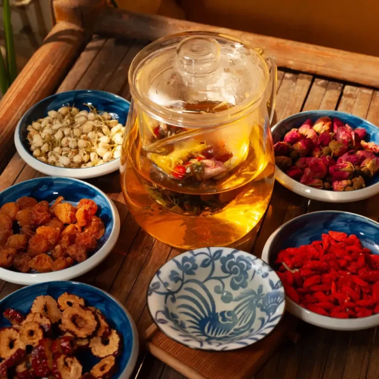 Infusion in a teapot